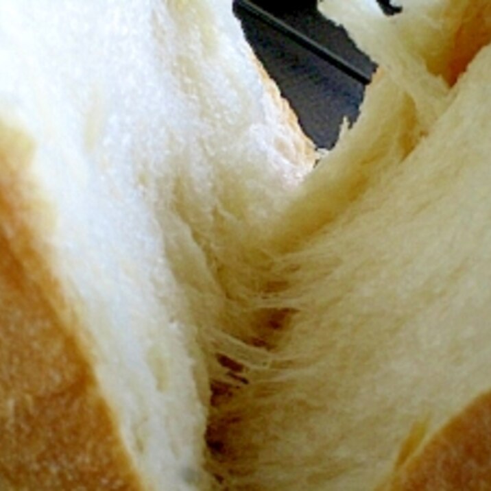 HBで山型食パンを焼いてみた。（50％、50％）